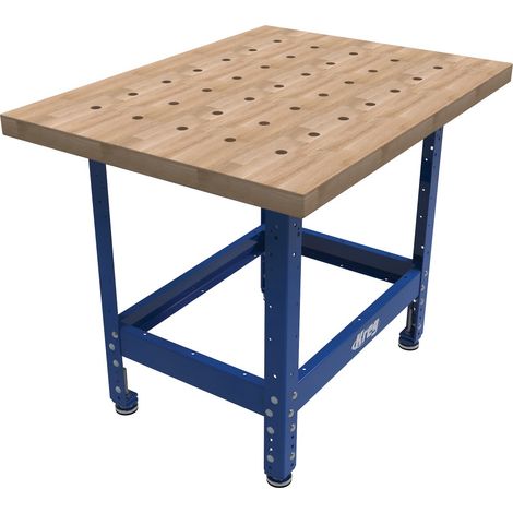 Banco universal con tapa de madera dura 610 mm x 813 mm con agujeros perforados - KREG - UBENCH-3224-DHU