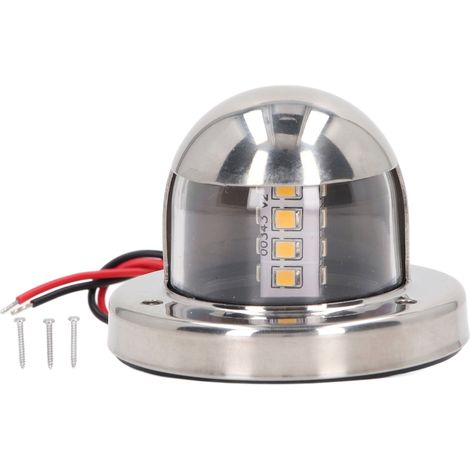 Luci di ancoraggio per barche 12V DC Luce di poppa di navigazione a LED bianca 135° IP66 Visibilità a prova di 2 nm per pontone di yacht marini