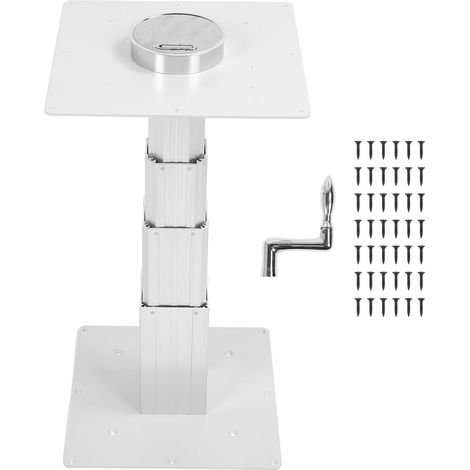 Pied de Table pour camping-car, 250 à 650mm, réglable en hauteur, support de Base robuste en alliage d'aluminium pour remorque de voyage, Yachts, bateaux (1/5)
