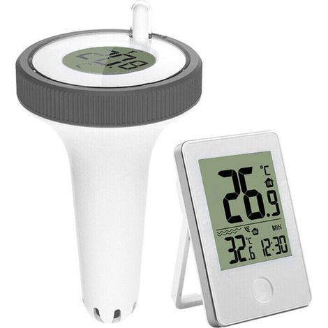 Floating thermometer for swimming pools, for measuring the water temperature of pools, spas, jacuzzis and aquariums - AquaForge (1/5)