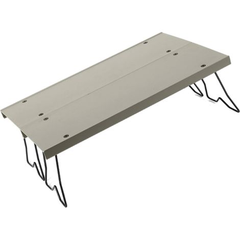 Installation rapide - Table pliante d'extérieur - Grande capacité - Économie d'espace - Table de camping pour la cuisine en plein air - Table de pique-nique compacte en aluminium (1/4)