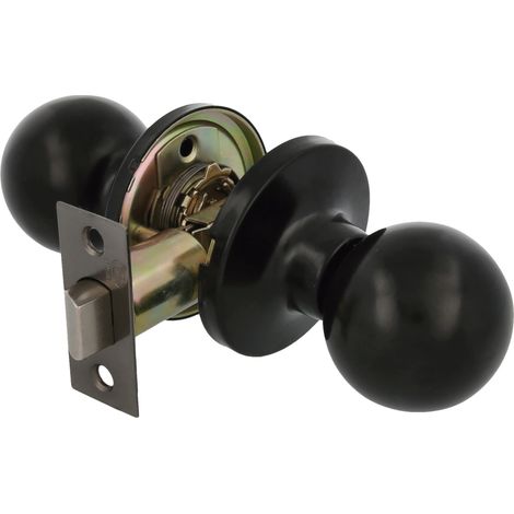 AMIG Serrure tubulaire 611 Laiton Noir (1/5)
