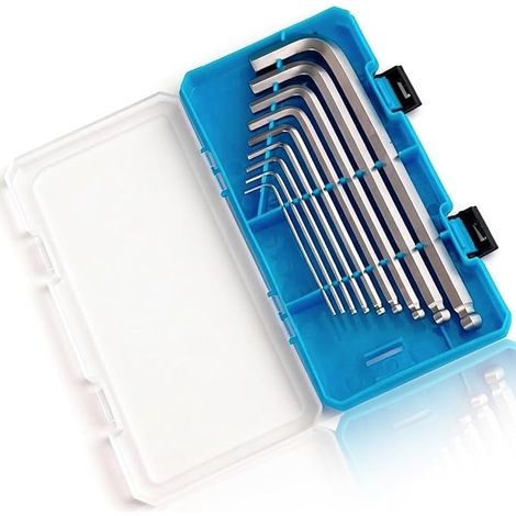 Allen Key, 1.5-10 mm Allen Wrench Set, Torx Wrench, Spherical Wool Wrench, Chrome-Vanadium Steel, Torx Key Set Resistant to Deformation and Wear (1/5)