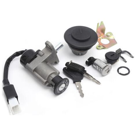 Ensemble de commutateur d'allumage à 4 fils pour scooter à gaz 50 cc 150 cc 139QMB GY6, nouveauté pour cyclomoteur chinois (1/5)