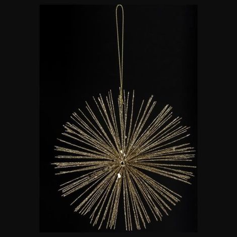 Suspension en plastique - Etoile galaxy pailletée - Ø 15 cm (1/2)
