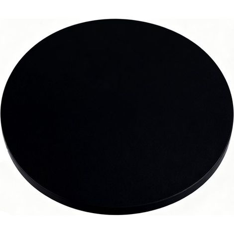 Juego de 5 moldes para hornear – 25 cm – Moldes redondos para pasteles – Reutilizables – Utensilios para hornear de 8 a 10 pulgadas – Negro (1/5)