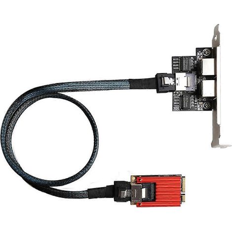 Für Intel I350 Gigabit-Ethernet-Netzwerkkarte Dual RJ45 Mini-PCIe-LAN-Adapter