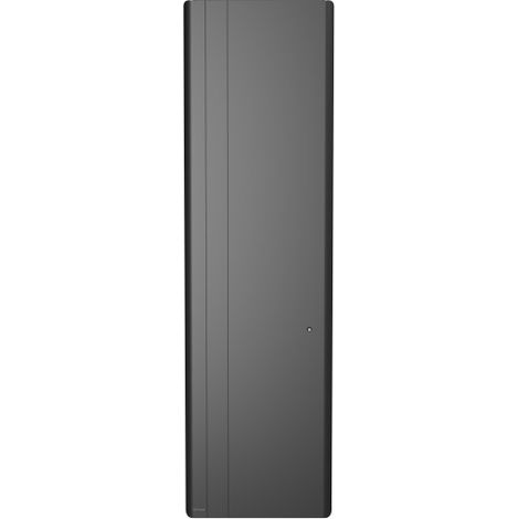 Radiateur électrique 1000W inertie fonte CHAMANE Nativ Vertical connecté Gris Anthracite - INTUIS M198223 (1/2)