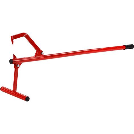Dema – Tourne bille à crochet – Lève tronc 1300 mm pour troncs jusqu'à 400 mm – Angle de renversement optimal – Poignée caoutchoutée