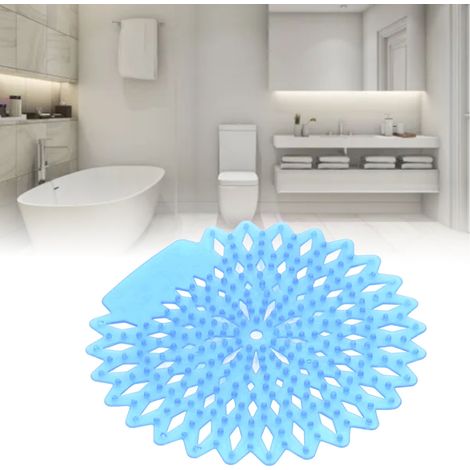 Rejilla desodorizante para urinario Lotus, resistente al rebote y duradera, 10 piezas fabricadas en material EVA. (1/5)
