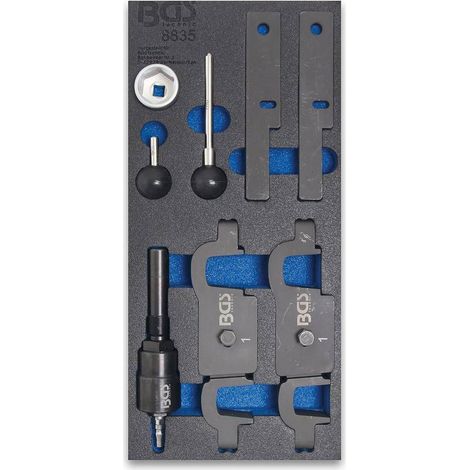 Insert de Servante d Atelier 1/3 - 8 pcs - Outils de Calage Moteur Porsche Panamera Cayenne V8 - Précision et Sécurité - D-Work