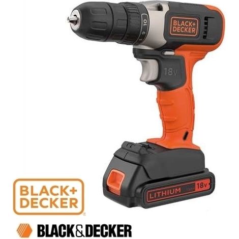 Trapano avvitatore a batteria 18V Litio Black&Decker - BCD001C1