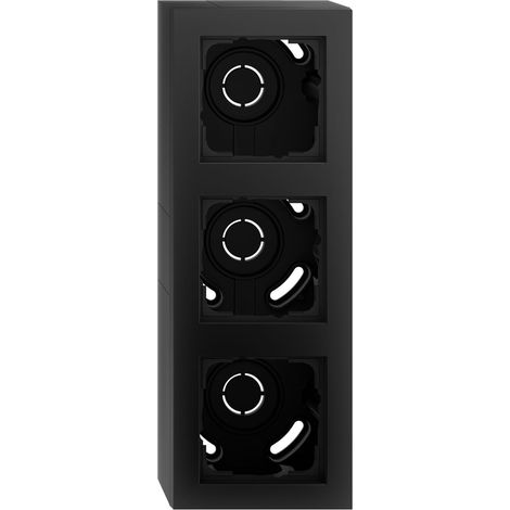 Gira Aufputzbox mit 3 Elementen weiß schlicht und elegant