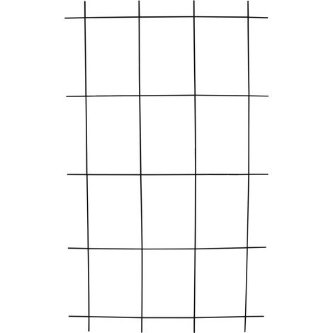 Treillage colonne mural anthracite 140x75 cm (1/4)