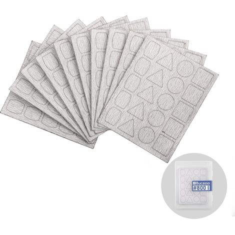 Papier de verre pour ponceuse à stylo PLH-1000, PLH-2000, 180 grains, 10 pièces avec chaque 20 tampons (800) (1/5)