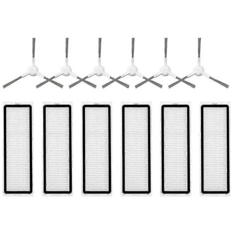 Kit de pièces détachées et accessoires pour aspirateur robot Xiaomi S40C / E101 : brosse latérale et filtre HEPA (1/5)