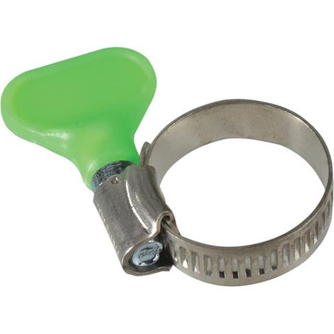 Faithfull LGA 9MM OX W/S 25 Wing Screw Hose Clip 16 - 25mm FAIHCOXWSB (1/3)