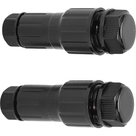 Lot de 2 connecteurs de câbles basse tension en nylon et laiton pour projecteur d'éclairage extérieur (1/5)