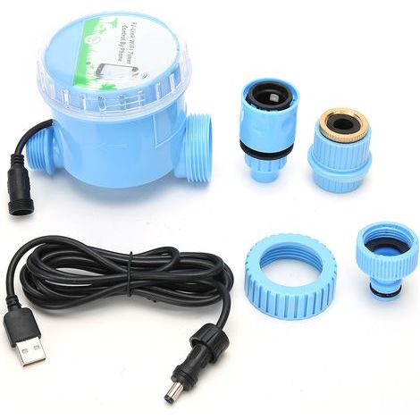 Minuterie d'arrosage intelligente pour jardin, contrleur automatique d'égouttement avec contrle WIFI par téléphone (1/5)