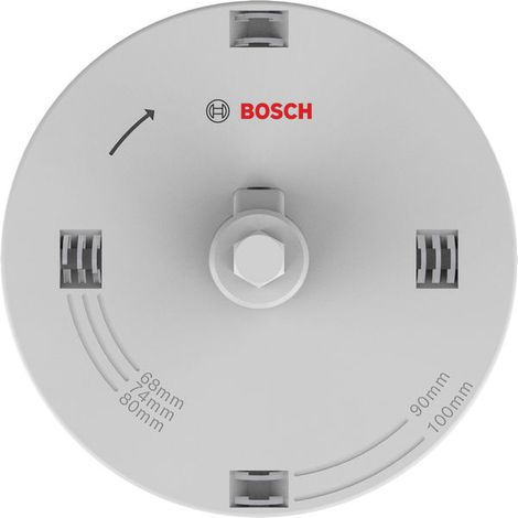 Bosch Wood and Drywall Lochsägen-Set mit Aufsteckhalter, 68 74 80 90 100 x 31 mm