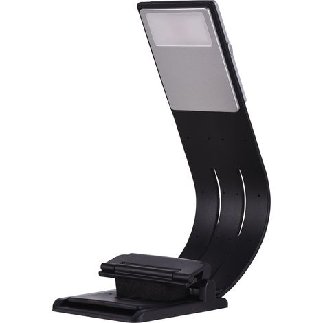 Esta lámpara de lectura recargable cuenta con marcapáginas, luz LED, función de protección ocular, tres temperaturas de color, atenuación continua y un clip magnético para leer cómodamente en la cama. (1/5)