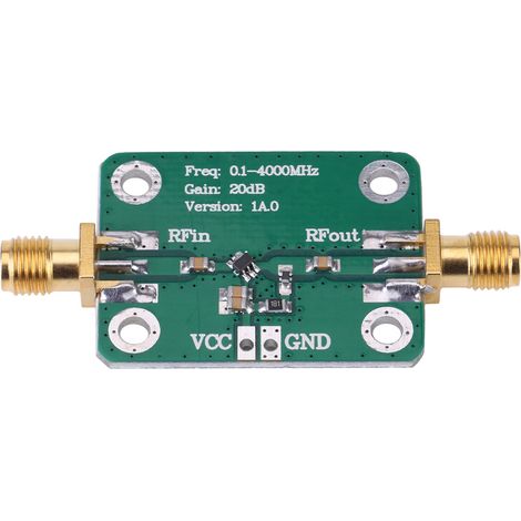 Module amplificateur RF micro-ondes large bande 0,1-4000 MHz, gain 20 dB (1/5)
