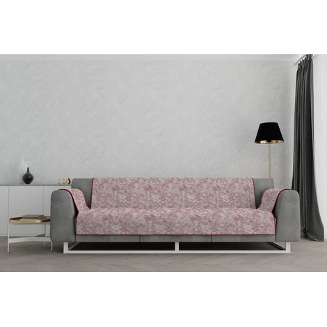 Italian Bed Linen Copridivano Antiscivolo Glamour, Bordeaux, 4 Posti (1/5)