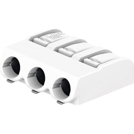 WAGO 2061-623/998-404 SMD-Leiterplattenklemme 1.50 mm² Polzahl 3 Schwarz 1 St. (1/3)