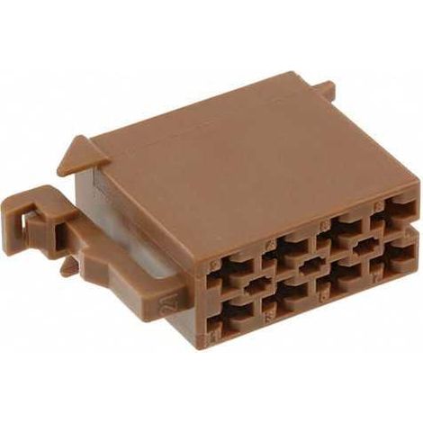 Connettore Junior timer maschio porta femmina 8 vie Marrone (1/2)