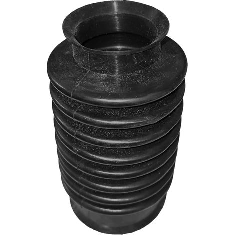 Soufflet de levier de vitesse caoutchouc universel de protection en caoutchouc souple noir Voiture Moto Tondeuse Tracteur Mini pelle Machine, 38 x 55 x 125mm