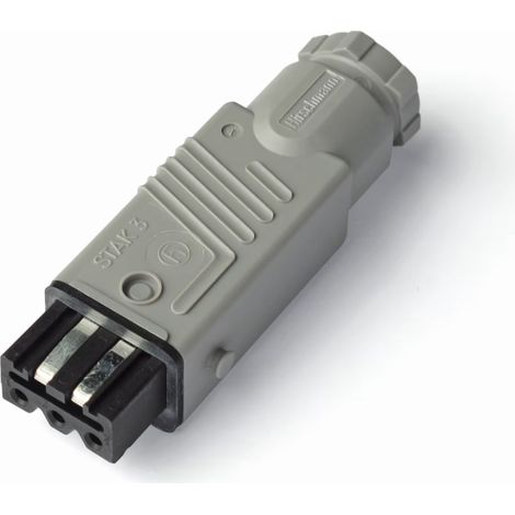 Connettore Femmina Hirschmann Stak 3N Grigio NICE 39.031