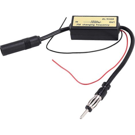 Adaptateur antenne radio FM élargisseur de bande pour autoradio japonais, accessoire voiture, récepteur de signaux, tuner amélioré, compatible véhicules nippons, dispositif de conversion (1/5)