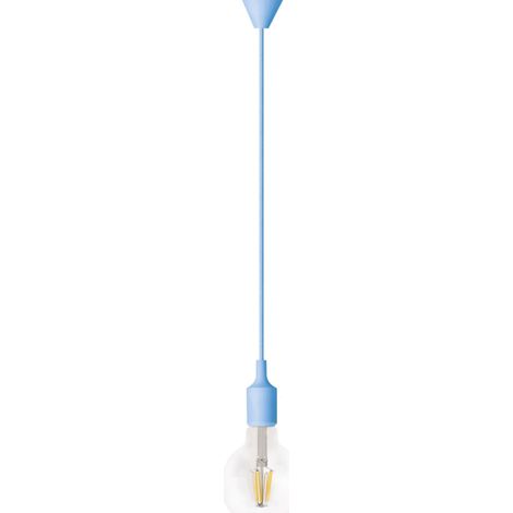 Kit colgante onlex silicona e27 azul (1/2)