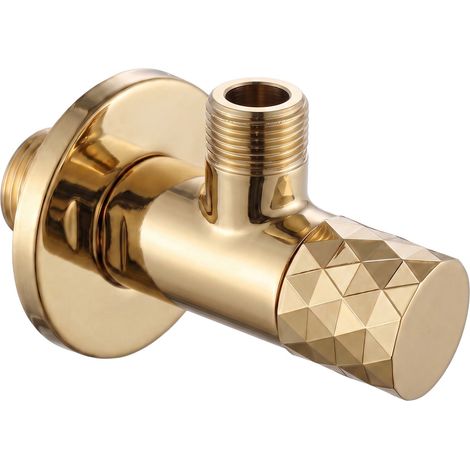 Rea Robinet D’angle Diamond 03 1/2" X 3/8" Gold (1/5)