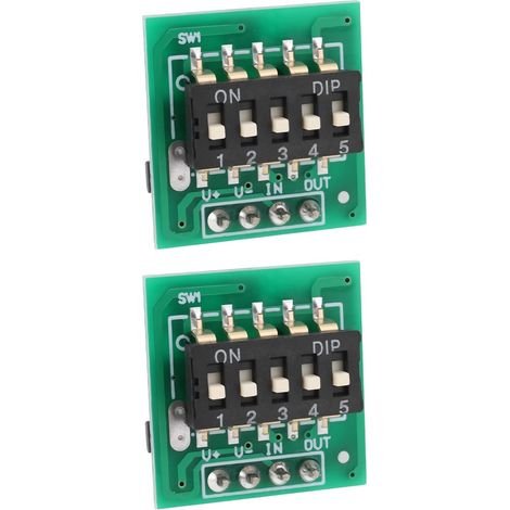 Module de Minuterie Réglable 10 S à 24 H 2 Pièces avec Fonction Minuterie 3,3 V à 18 V pour L'électronique DIY (1/5)