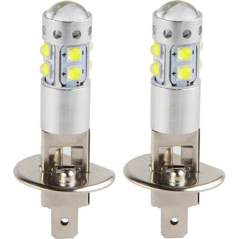 Fog Light Bulb , 50W 6000K Car Ultra Bright Conversion LED Headlight Bulb (White Light)H1 led bulb H1 bulb 24v H1 led+led H1 bulb H1 fog light bulb (1/5)