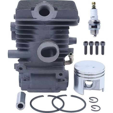 Conjunto de pistón y cilindro de 37 mm (con tornillos) para motosierras Stihl MS192, MS192T, MS192TC, MS192TC-E, MS192T-Z y MS192TC-E. (1/4)