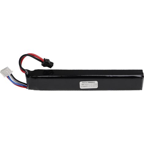 vhbw Batterie compatible avec SM-2P connecteur pour modéle RC par ex. voiture de course avion (1300mAh, 11,1V, Li-polymère, 129 x 21 x 16 mm)
