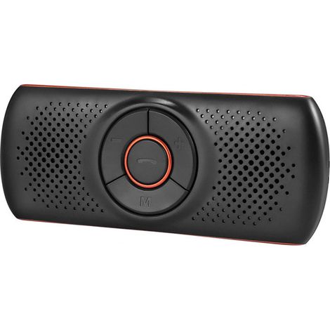 Bluetooth-Freisprecheinrichtung für Sonnenblenden, mobile Musikwiedergabe, Sprachnavigation, Anruferansage – Orange (1/4)