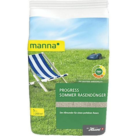 Manna Progress engrais d’été pour gazon 5 kg engrais d’été, engrais pour gazon, professionnel d’été