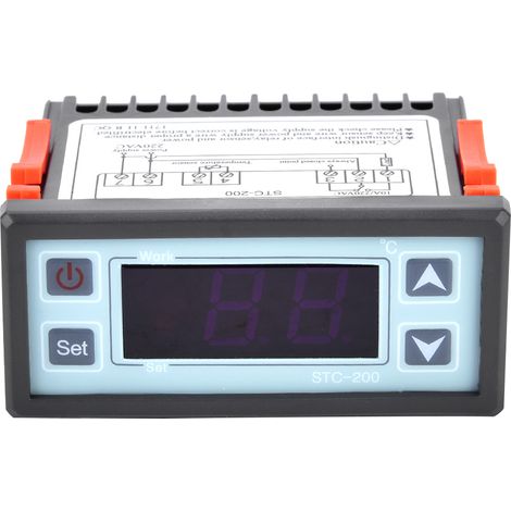 Thermostat numérique à microprocesseur STC-200 avec fonction de chauffage et de réfrigération (1/5)
