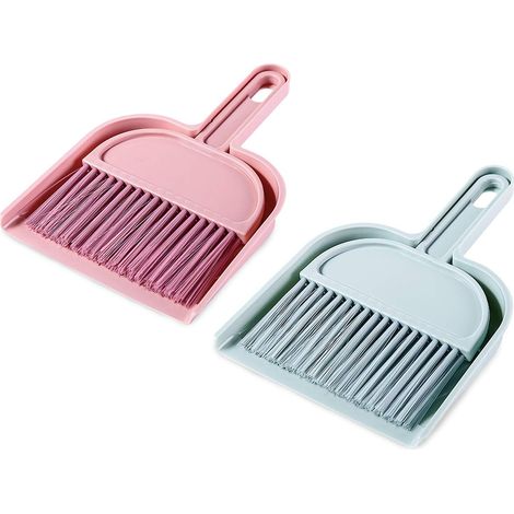 Ensemble de nettoyage de cage 2 pièces pour petits animaux, comprenant une mini pelle et un balai à main. Outil de nettoyage idéal pour les cochons d'Inde, chats, hérissons, lapins et reptiles. (1/3)