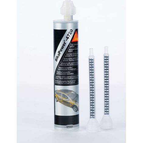 SikaPower4720 Karosseriekleber195ml schwarz 2-K hochfest (1/2)
