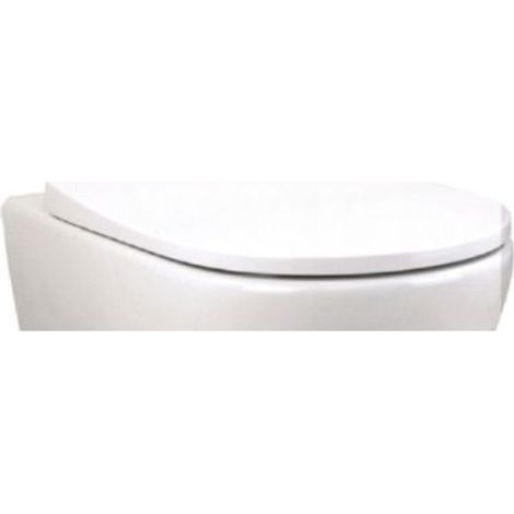 Copriwater Wabi in Termoindurente Slim Soft-Close Bianco Lucido
