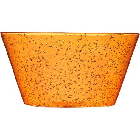 Zani Serafino Medium Bowl Memento Synth in Metacrilato D 20 Cm Colore Mandarin