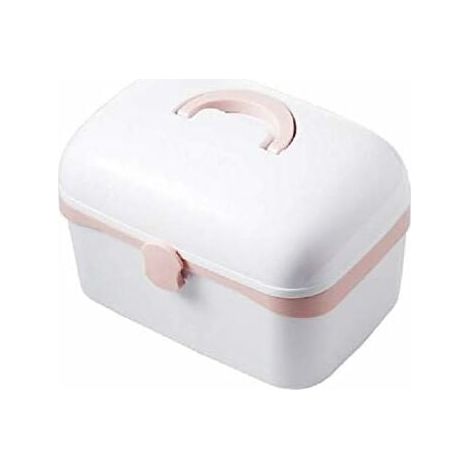 Boîte de rangement médicale, trousse de premiers secours, boîte à médicaments, boîte de rangement portable (1/5)