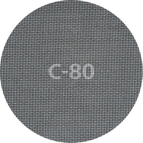 Wolfcraft - 5 Haft-Gitterleinen K220 ø180mm SiC - 5616000 (1/2)