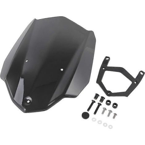 Pare-brise Sport Touring avec accessoires de fixation pour Yamaha MT-03 (2016-2019) - Teinte fumée (1/5)