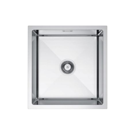 NAYES Einzelbecken-Spüle 47x45 Zoll Edelstahl