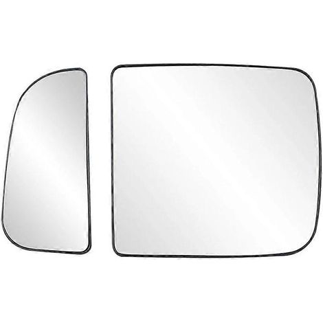 Heated Upper & Lower Tow Mirror Spotter Glass Lens for RAM 1500 2500 3500 2010-2020 Left 68067729AA & 68067731AA (1/5)